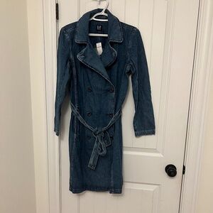 GAP long Jean coat